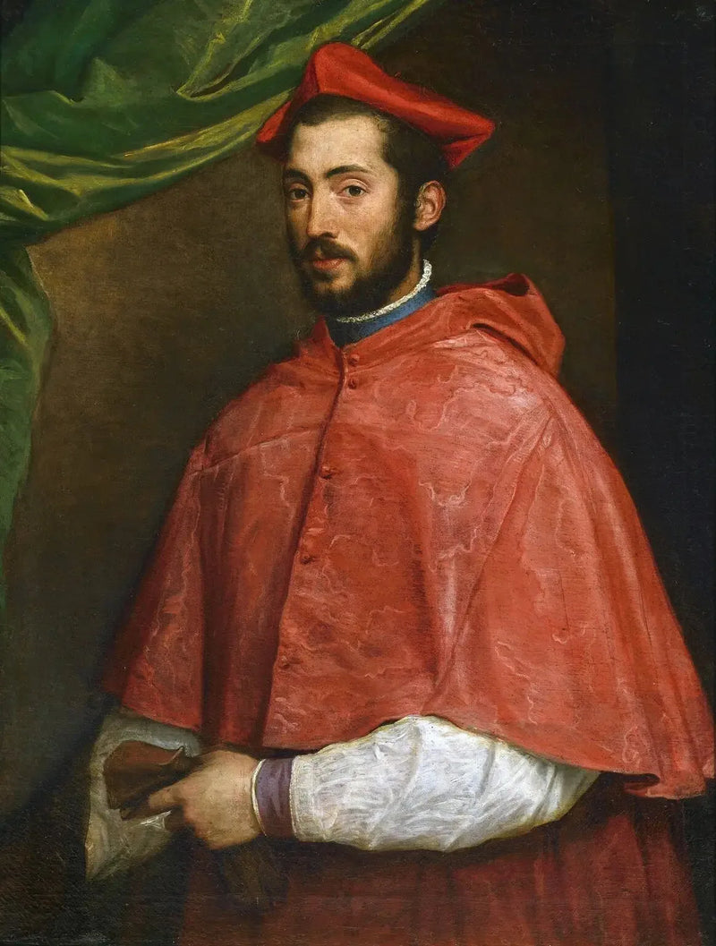 Retrato do cardeal Alexandre Farnèse - Titian