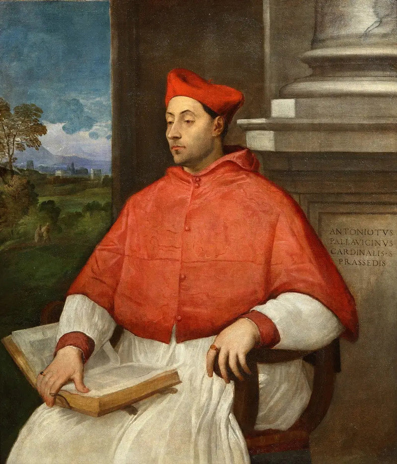 Retrato do cardeal Antonio Pallavicini - Tiziano