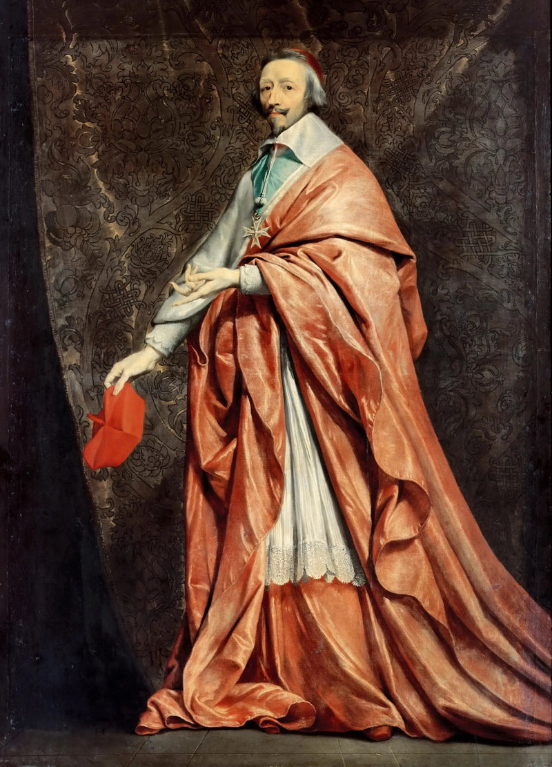 Retrato do cardeal Richelieu - Philippe de Champaigne