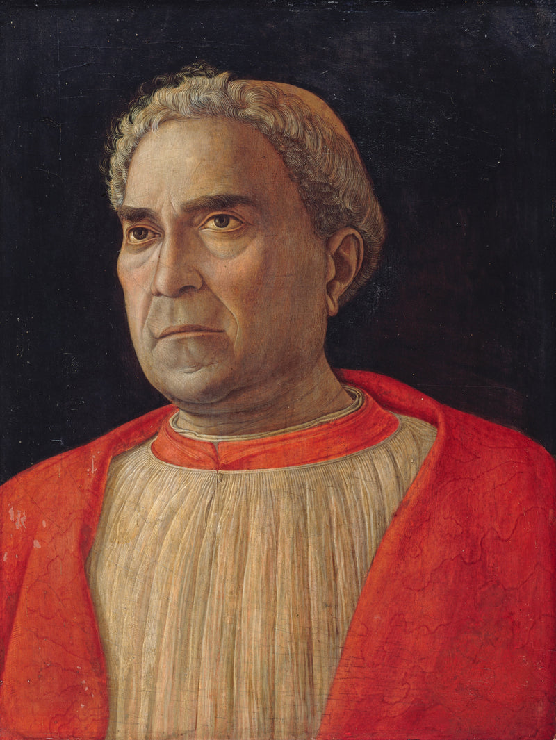 Retrato do Cardeal Ludovico Trevisan - Andrea Mantegna