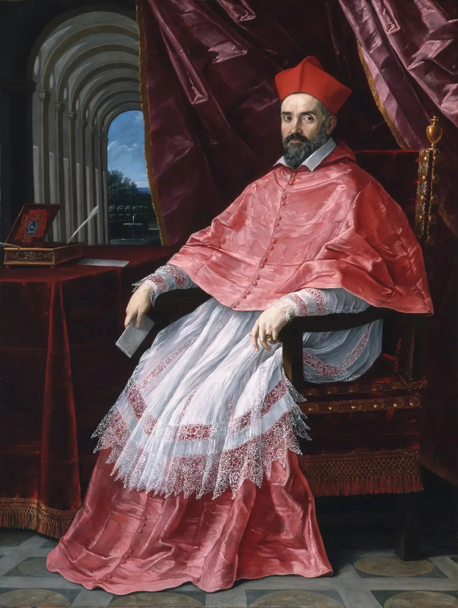 Retrato do cardeal Roberto Ubaldino, legat pontifício em Bolonha - Guido Reni