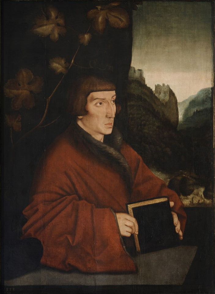 Retrato do canônico Ambrosius Volmar Keller - Hans Baldung Grien