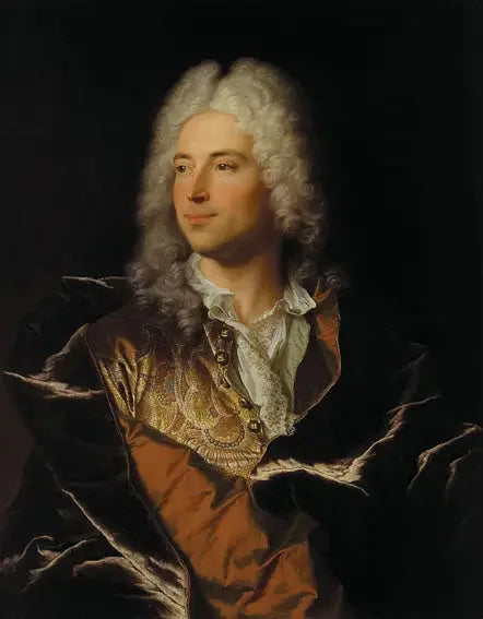 Retrato do cavaleiro Lucas Schaub von Basel - Hyacinthe Rigaud