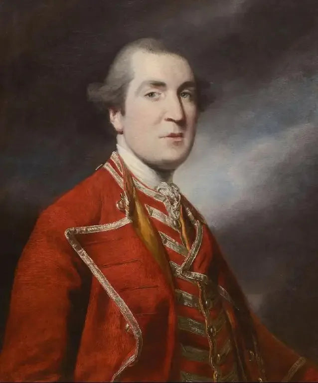 Retrato do quinto visconde Allen, nomeado Joshua (1728-1816), em uniforme de Lord Lieutenant - Joshua Reynolds