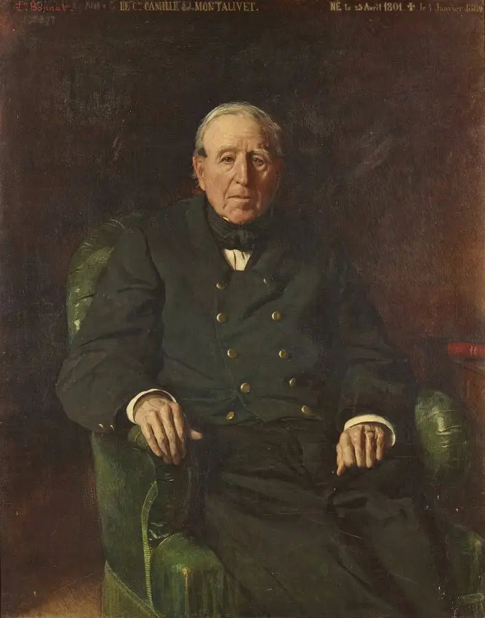 Retrato do Conde de Montalivet - Léon Bonnat
