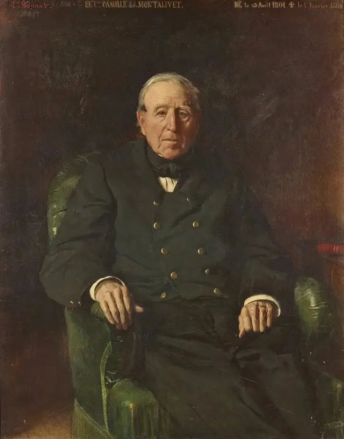 Retrato do Conde de Montalivet - Léon Bonnat