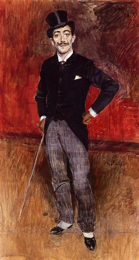 Retrato do conde De Rasty - Giovanni Boldini