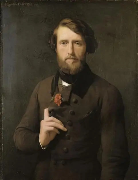 Retrato do conde Félix d'Arjuzon (1800-1874) - Hippolyte Flandrin
