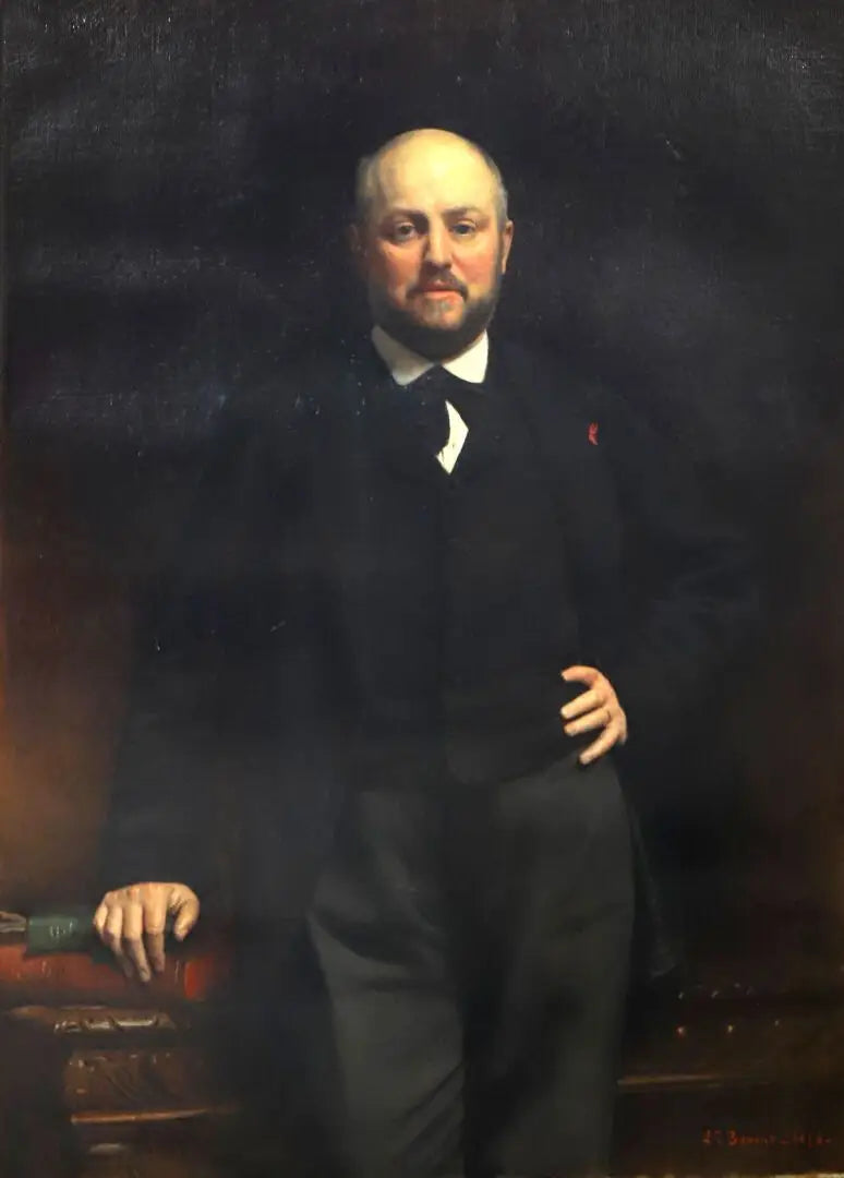 Retrato do conde Frédéric Alexis Louis Pillet-Will - Léon Bonnat