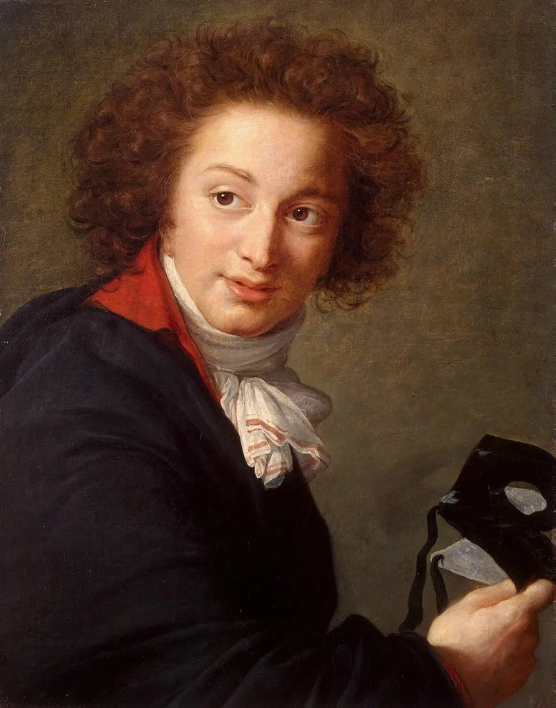 Retrato do conde Grigori Tchernychev com uma máscara na mão - Élisabeth Vigée Le Brun