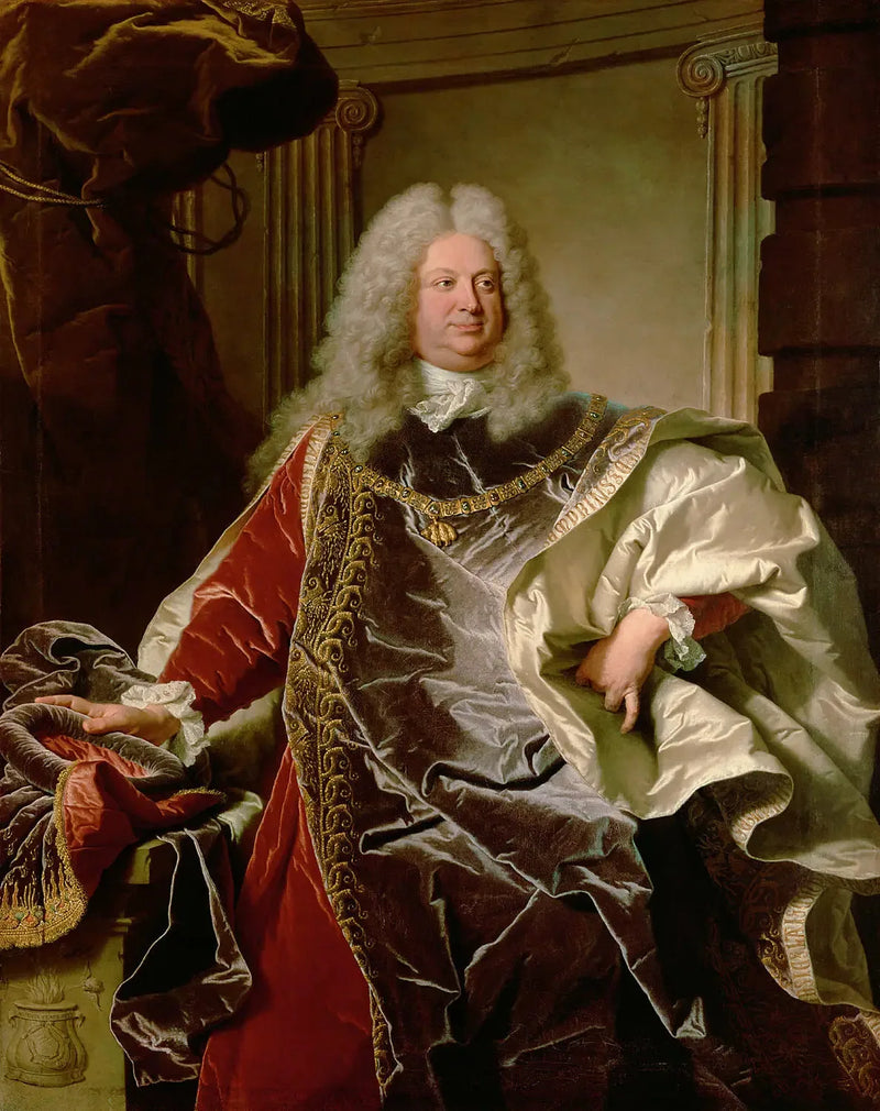 Retrato do conde Sinzendorf por Hyacinthe Rigaud - Hyacinthe Rigaud