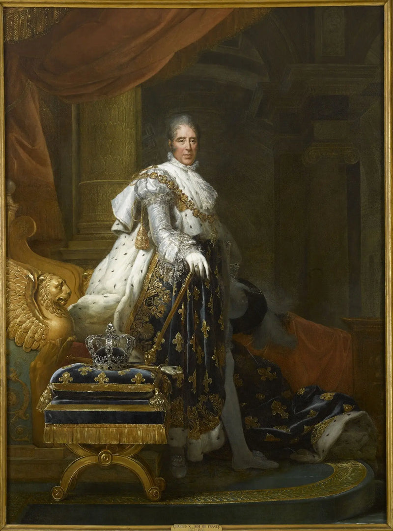 Retrato da Coroação de Carlos X - François Gérard