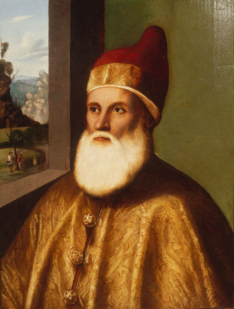 Retrato do Doge Agostino Barbarigo - Marco Basaiti