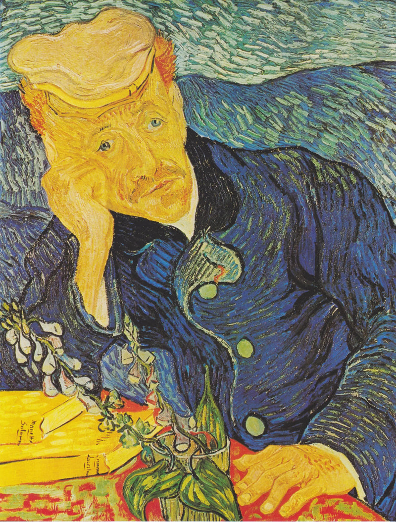 Retrato do Dr. Gachet com ramo de dedaleira - Vincent van Gogh