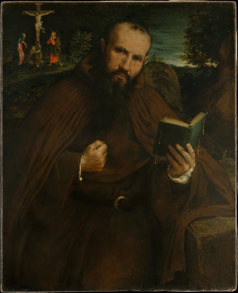 Retrato do irmão Gregório Belo de Vicenza - Lorenzo Lotto