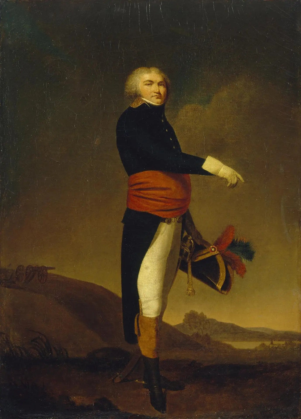 Portrait du général J.-B. Kléber - Louis-Léopold Boilly image 1 reproduction artisanale de tableau
