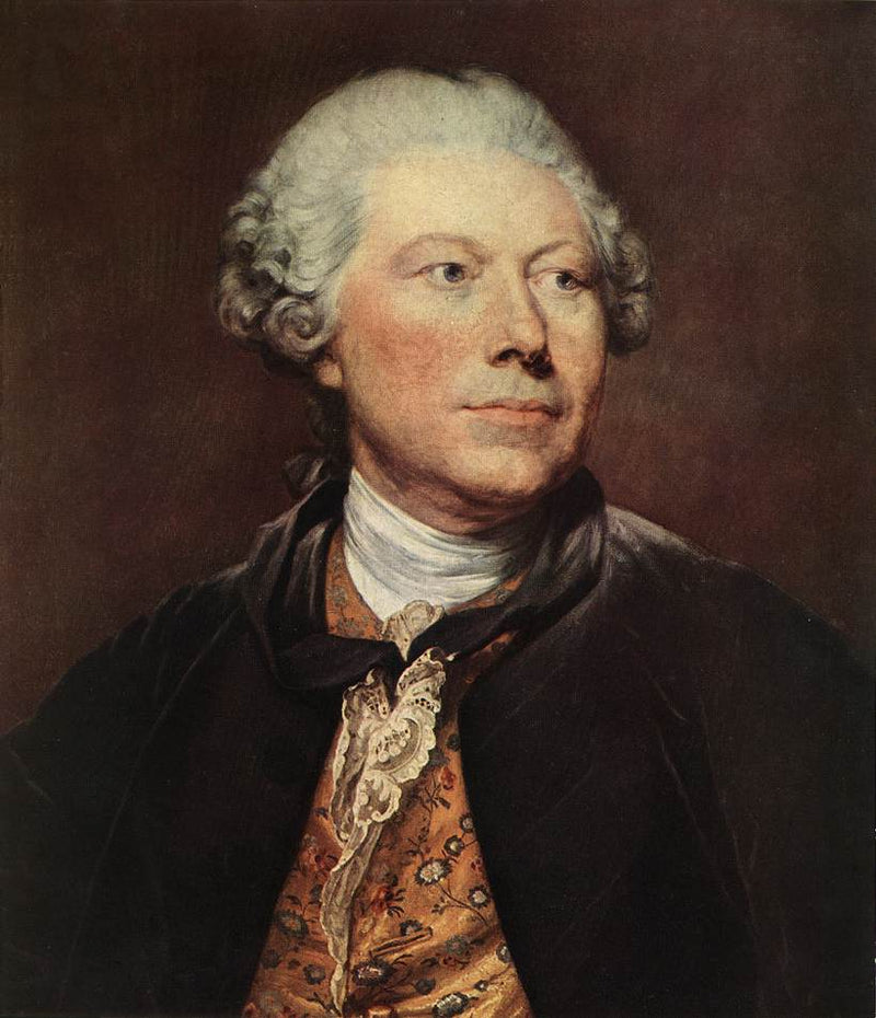 Retrato do gravador Jean-Georges Wille - Jean-Baptiste Greuze