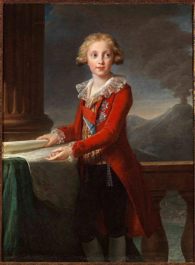 Retrato do jovem Francesco de Bourbon-Sicília - Élisabeth Vigée Le Brun