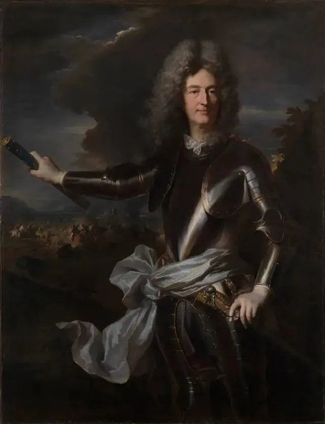Retrato do marechal Charles-Auguste Goyon de Matignon, conde de Gacé - Hyacinthe Rigaud