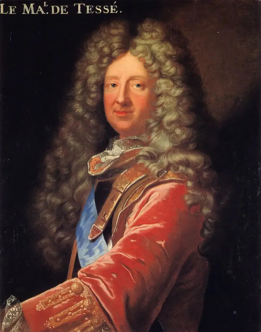 Retrato do marechal de Tessé - Hyacinthe Rigaud