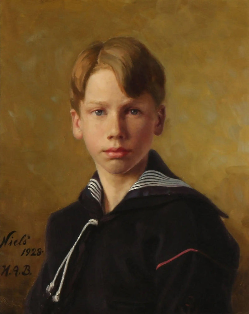 Retrato do sobrinho do artista, Nils - H. A. Brendekilde