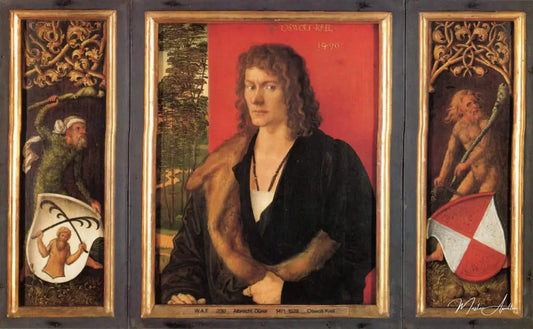 Portrait du Oswald Krell - Albrecht Dürer - Reproductions de tableaux et peintures haut de gamme