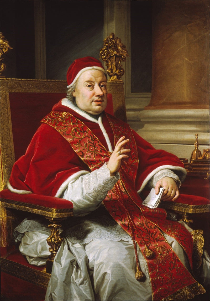Retrato do Papa Clemente XIII - Anton Raphael Mengs