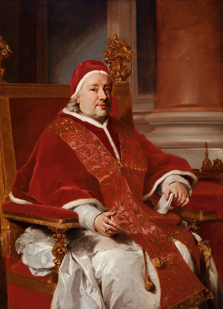 Retrato do Papa Clemente XIII - Anton Raphael Mengs