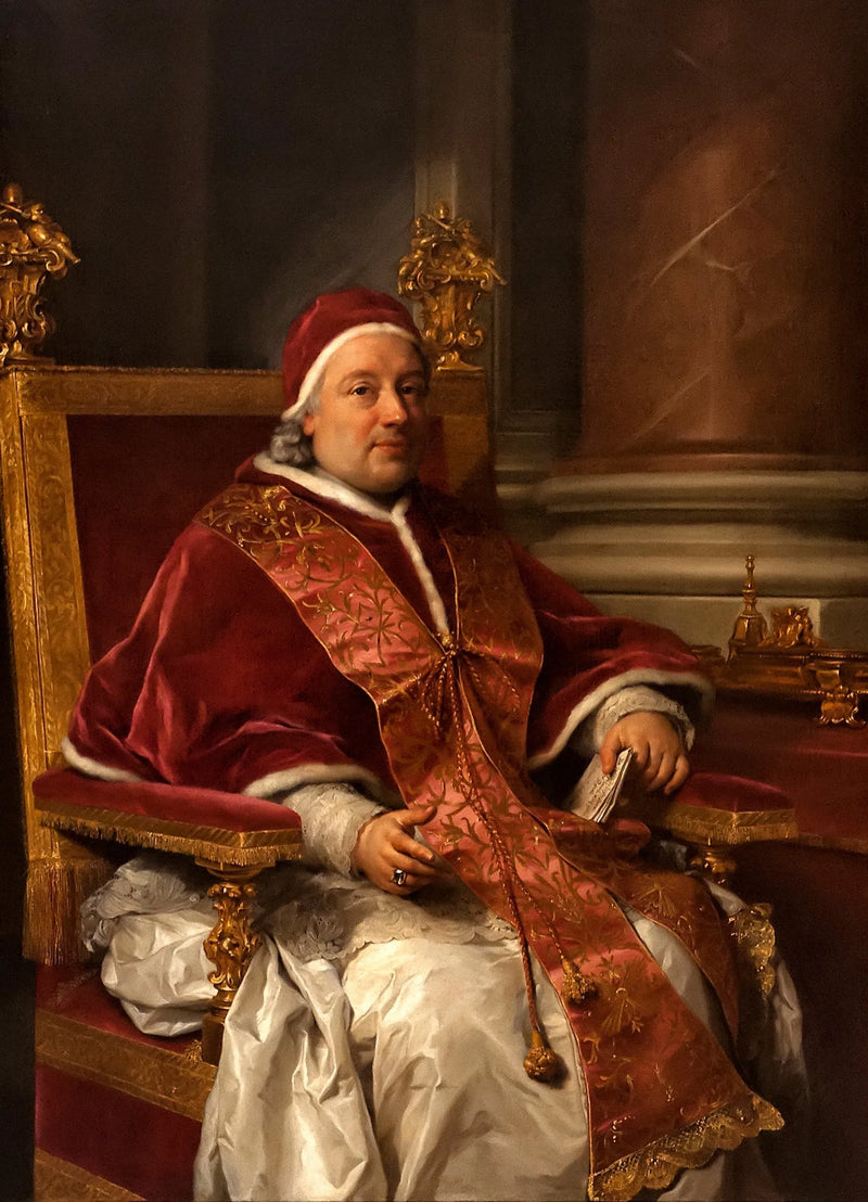Retrato do Papa Clemente XIII Rezzonico - Anton Raphael Mengs
