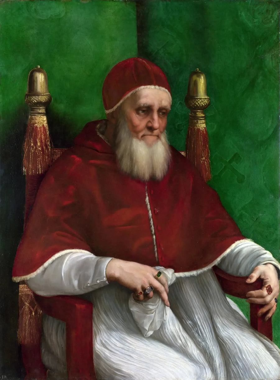 Retrato do Papa Júlio II - Rafael Sanzio