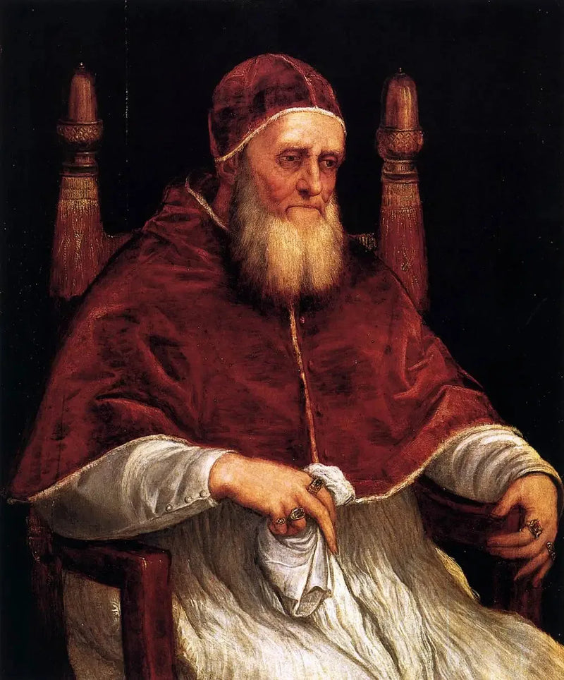 Retrato do Papa Júlio II - Tiziano