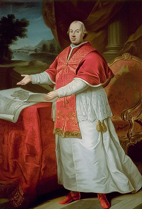 Retrato do Papa Pio VI - Pompeo Batoni