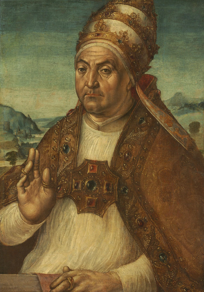 Retrato do Papa Sixto IV della Rovere - Pedro Berruguete