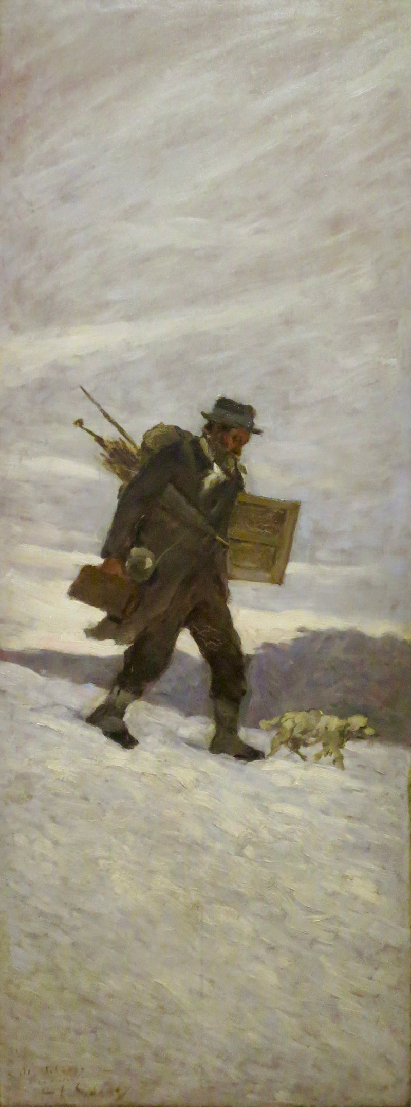 Retrato do pintor Eugène Chigot - Henri Le Sidaner