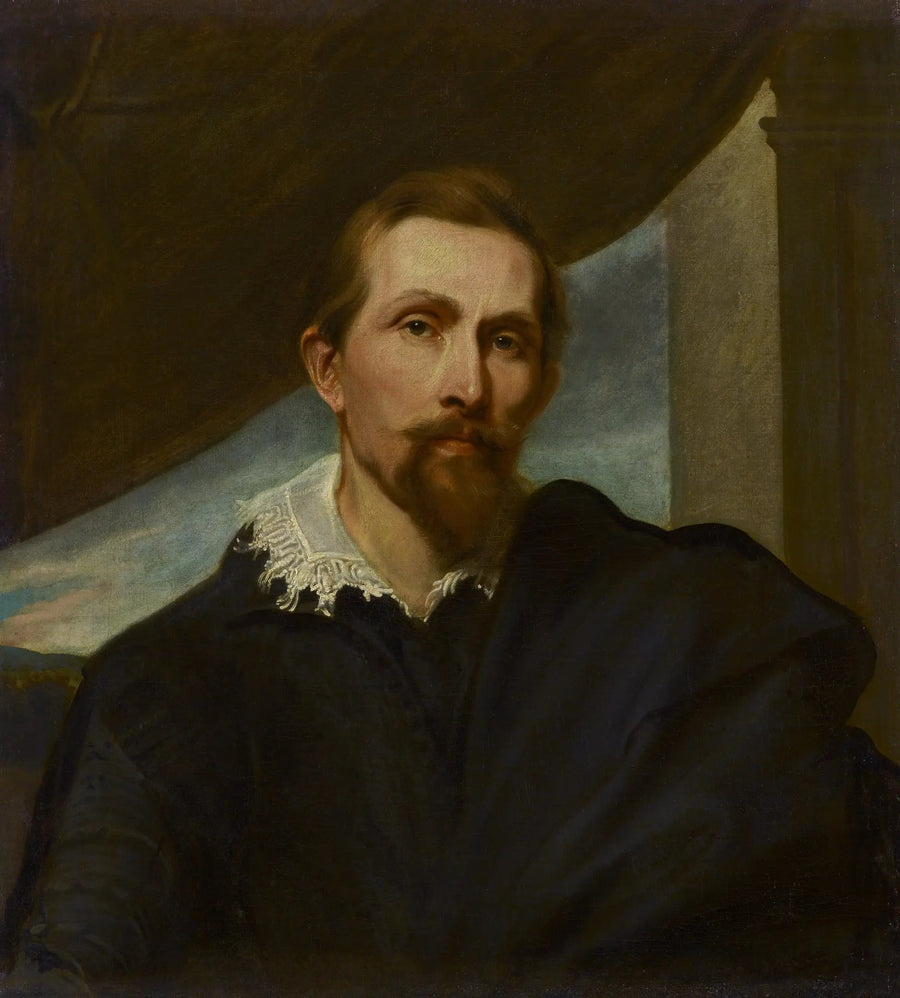 Retrato do pintor Frans Snyders - Antoine van Dyck