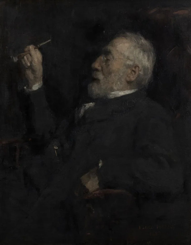 Retrato do pintor Jozef Israëls (1824-1911) - Isaac Israëls