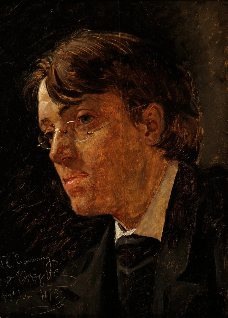 Retrato do pintor norueguês Eilif Peterssen. - Peder Severin Krøyer
