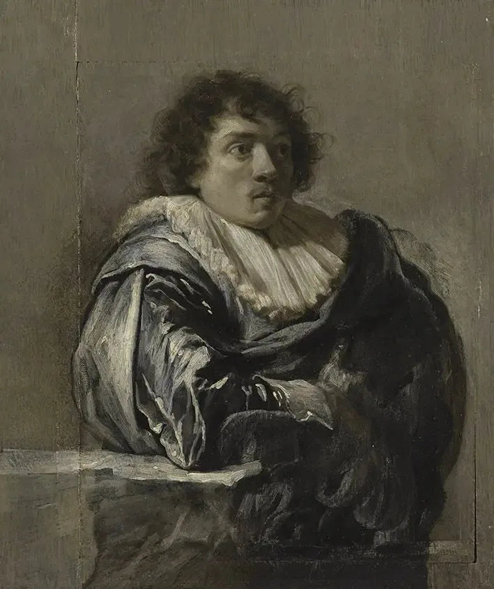 Retrato do pintor Palamedesz Palamedes, gen. Stevaerts - Antoine van Dyck