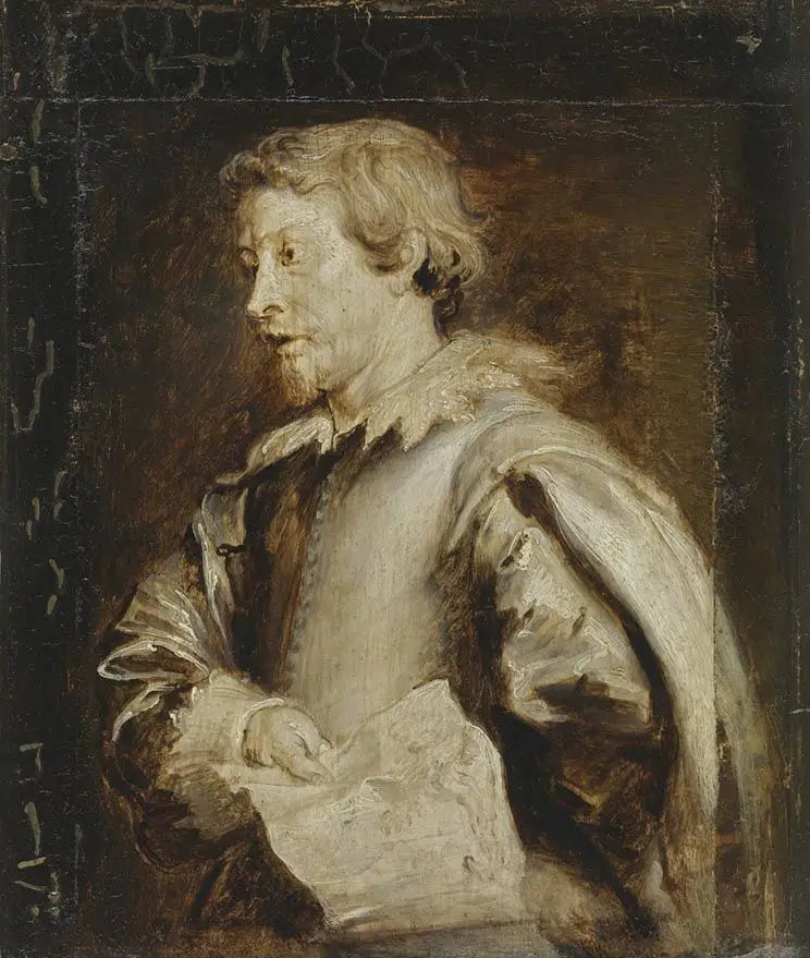 Retrato do pintor paisagista Lucas van Uden - Antoine van Dyck
