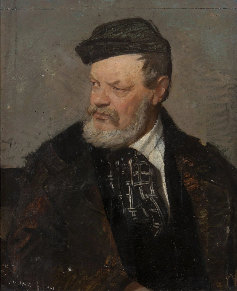 Retrato do pai do artista, Antonio Boldini - Giovanni Boldini