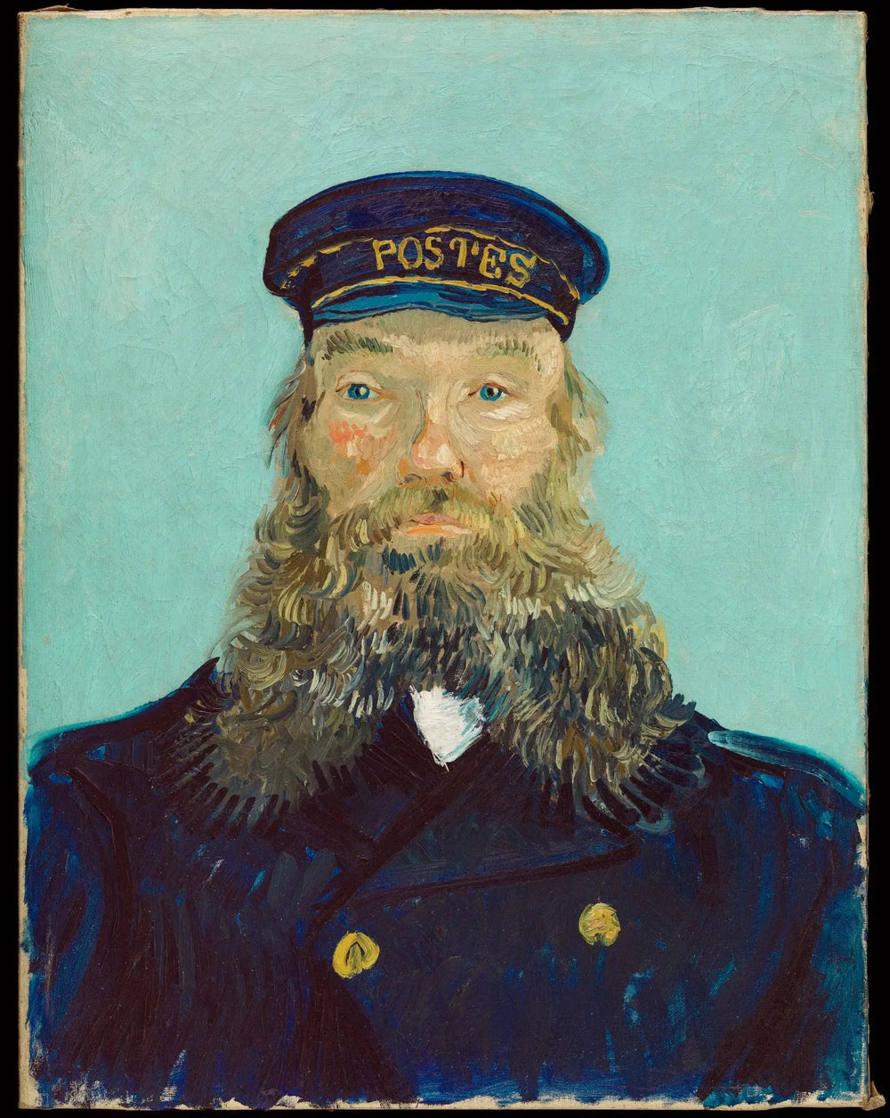 Reproduction du tableau « Portrait du postier Joseph Roulin - Vincent van Gogh » par Alpha Reproduction en peinture à l’huile