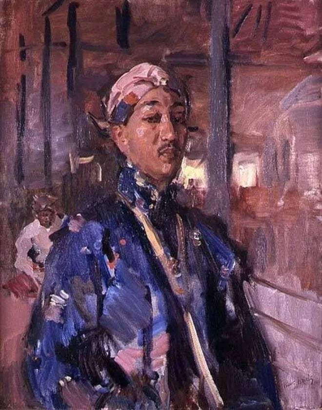 Retrato do príncipe javano: sultão de Pangéran Ario Praboe Mangkoenegara VI - Isaac Israëls