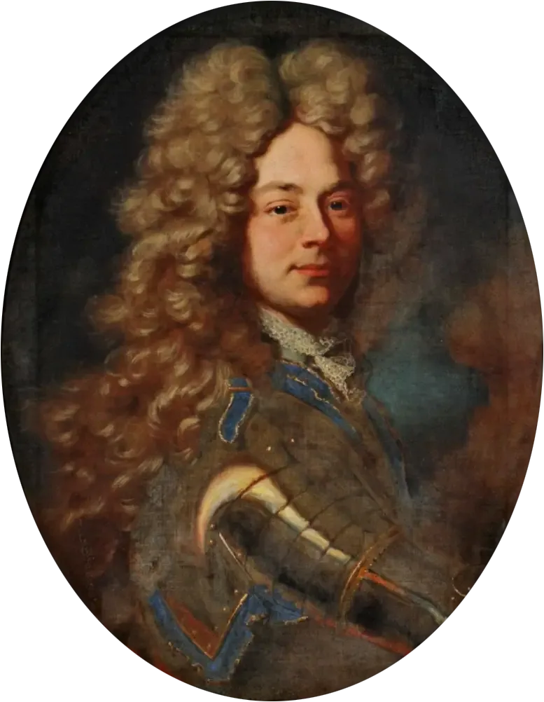 Retrato do príncipe Johann-Wilhelm de Saxe-Gotha - Hyacinthe Rigaud