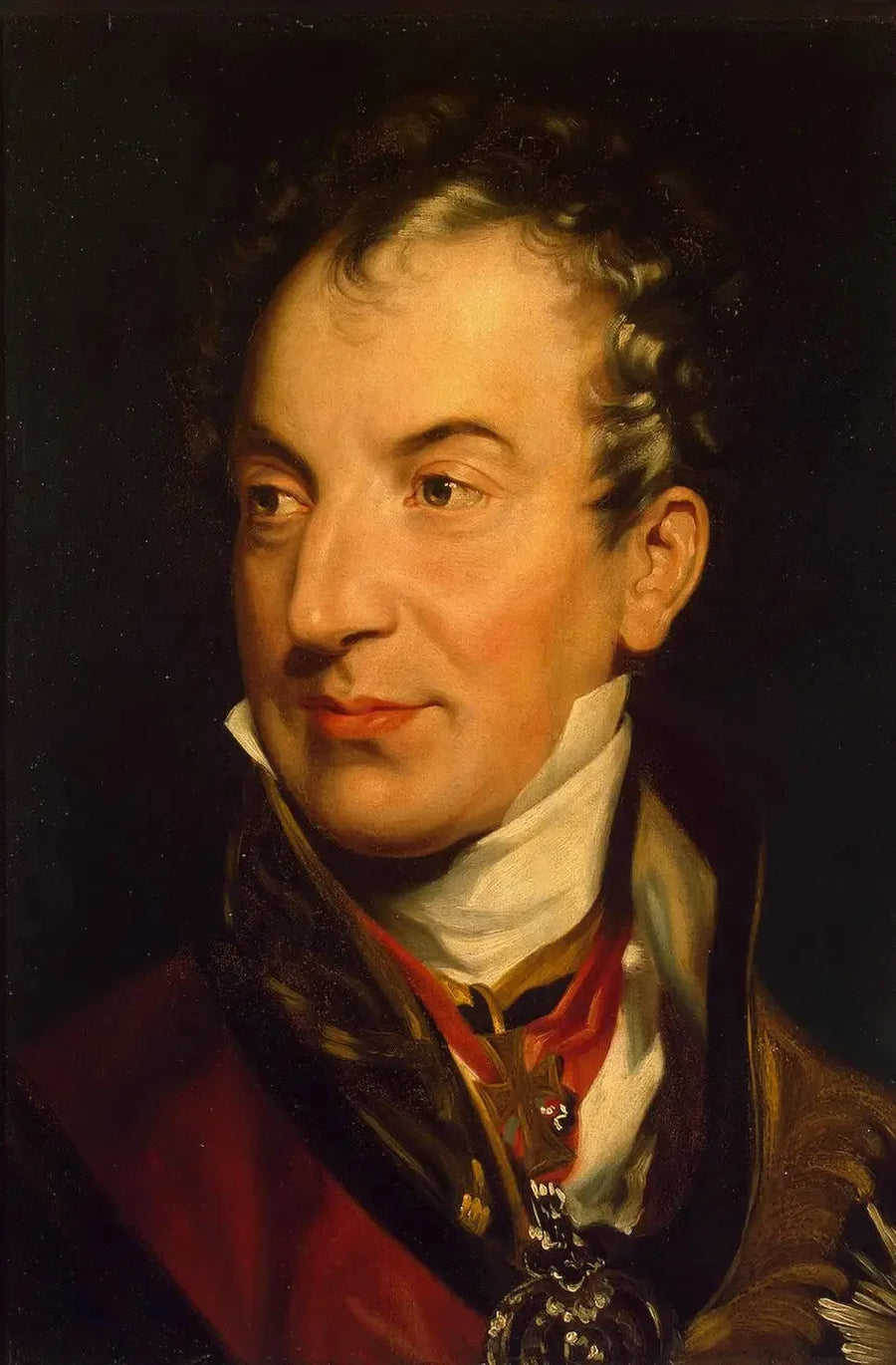 Retrato do príncipe Klemens Wenzel Lothar von Metternich (1773-1859) - Thomas Lawrence