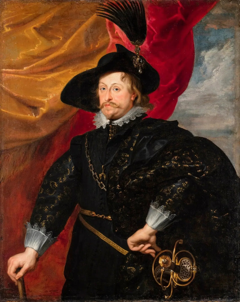 Retrato do príncipe Ladislas Vasa. - Peter Paul Rubens