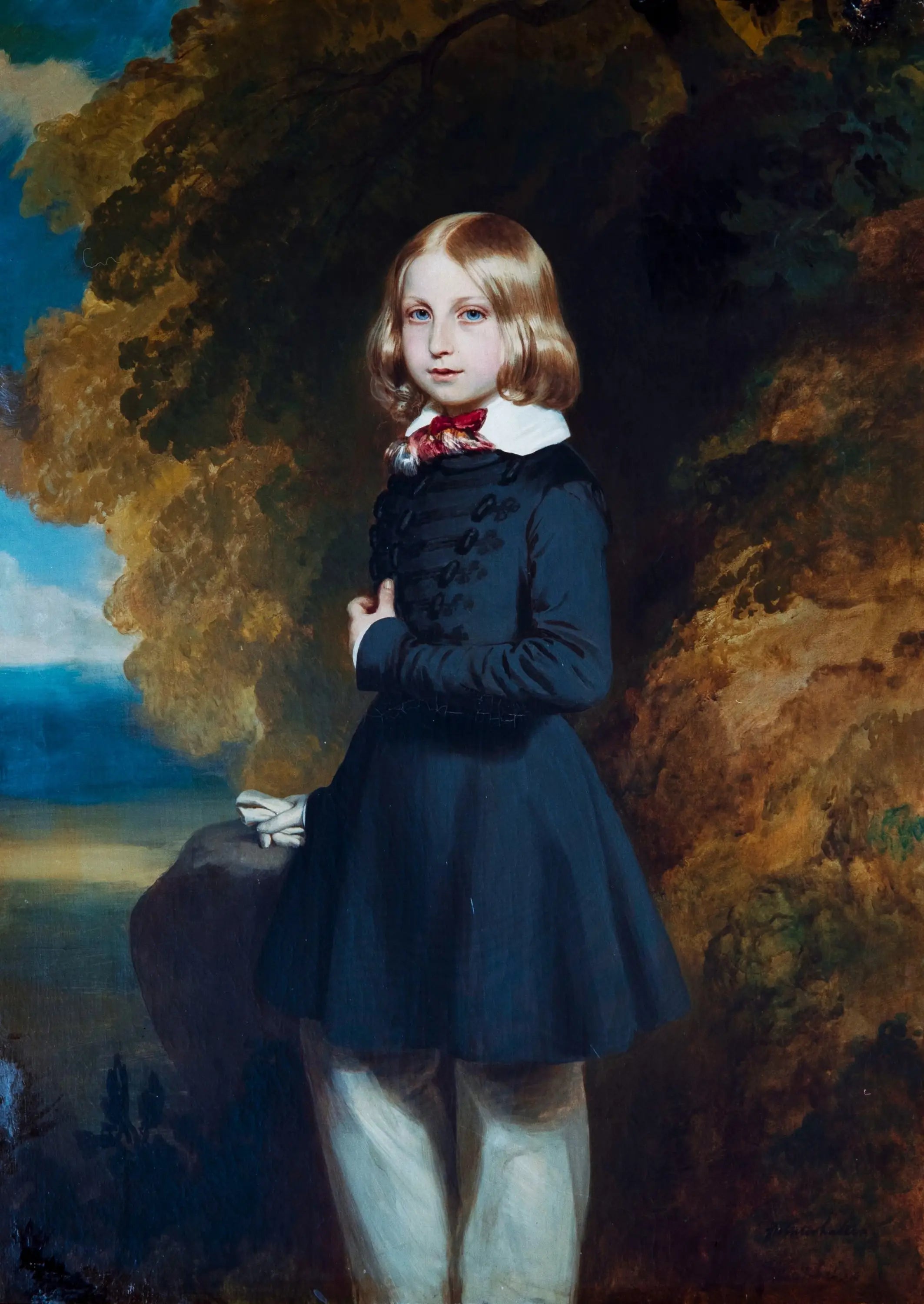 Portrait du prince Philippe comte de Flandre - Franz Xaver Winterhalter - Alpha Reproduction