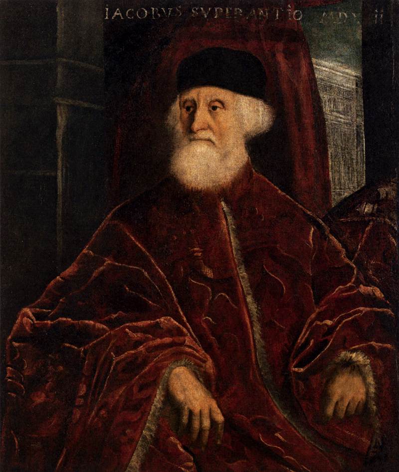 Retrato do procurador Jacopo Soranzo - Jacopo Tintoretto