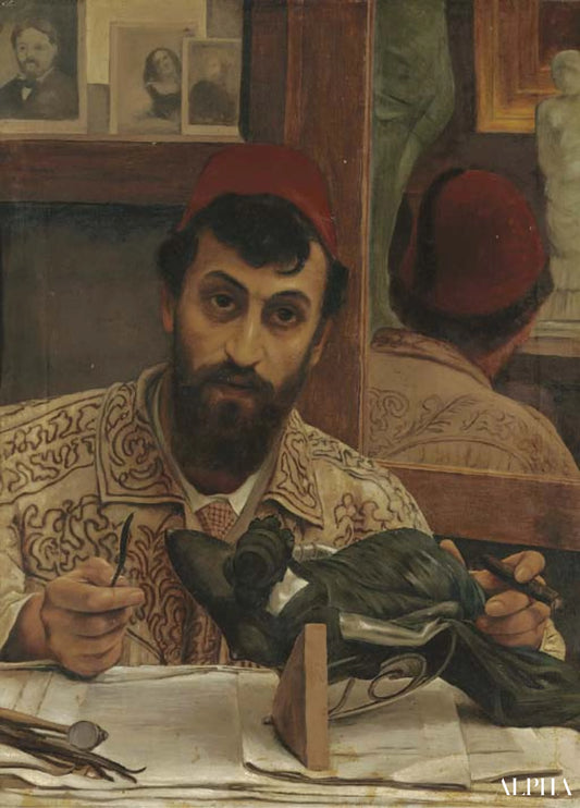 Portrait du professeur Giovanni Battista Amendola - Lawrence Alma-Tadema Reproductions de tableaux à la peinture à