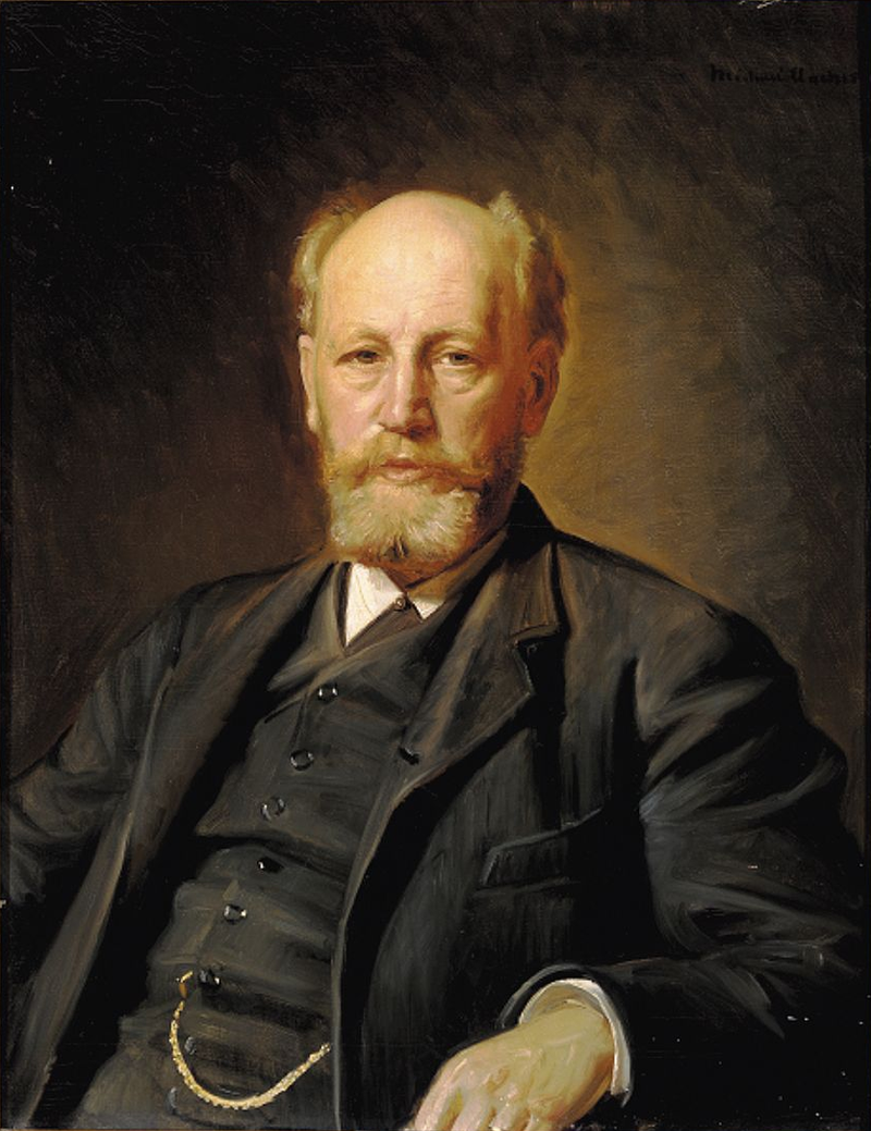 Portrait du professeur Tage Algren Tage-Hansen. - Michael Peter Ancher