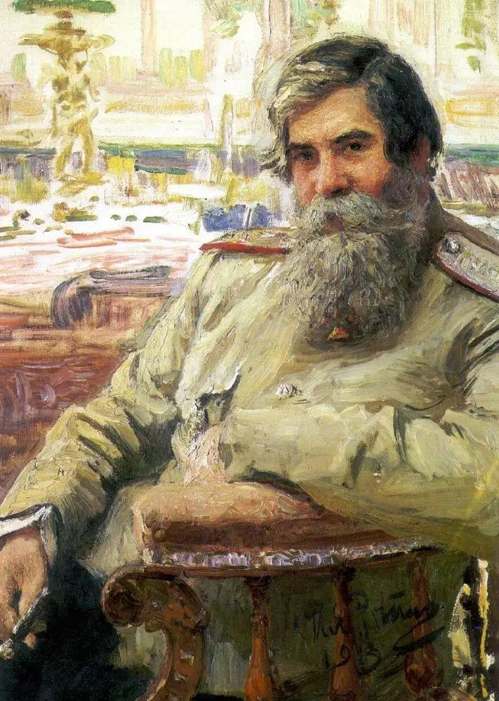Retrato do psiquiatra e neurologista V. M. Bekhterev (1913) - Ilya Repin